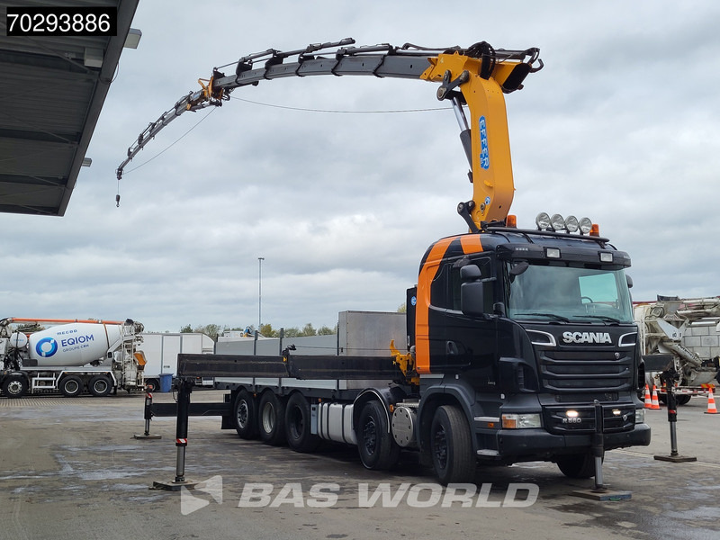 Scania R560 R 10X4 EFFER 655 / 6S Crane +Jib Winch 3-Pedals Lift+Steering-Axle Retarder Euro 5 - Бордови камион, Камион с кран: снимка 3 Scania R560 R 10X4 EFFER 655 / 6S Crane +Jib Winch 3-Pedals Lift+Steering-Axle Retarder Euro 5 - Бордови камион, Камион с кран: снимка 3