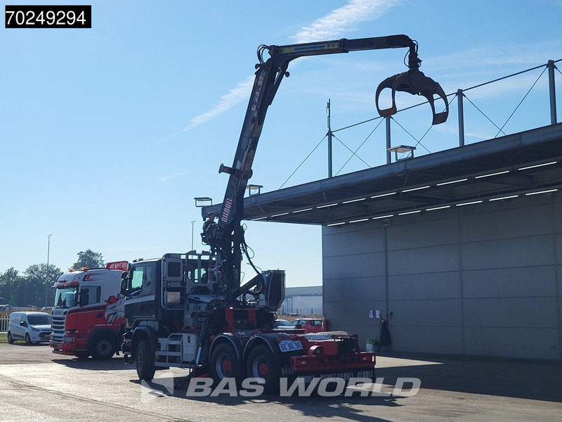 Scania R580 6X4 Holz Kran Diebolt D28 Full-Steel - Камион за дърва, Камион с кран: снимка 2 Scania R580 6X4 Holz Kran Diebolt D28 Full-Steel - Камион за дърва, Камион с кран: снимка 2