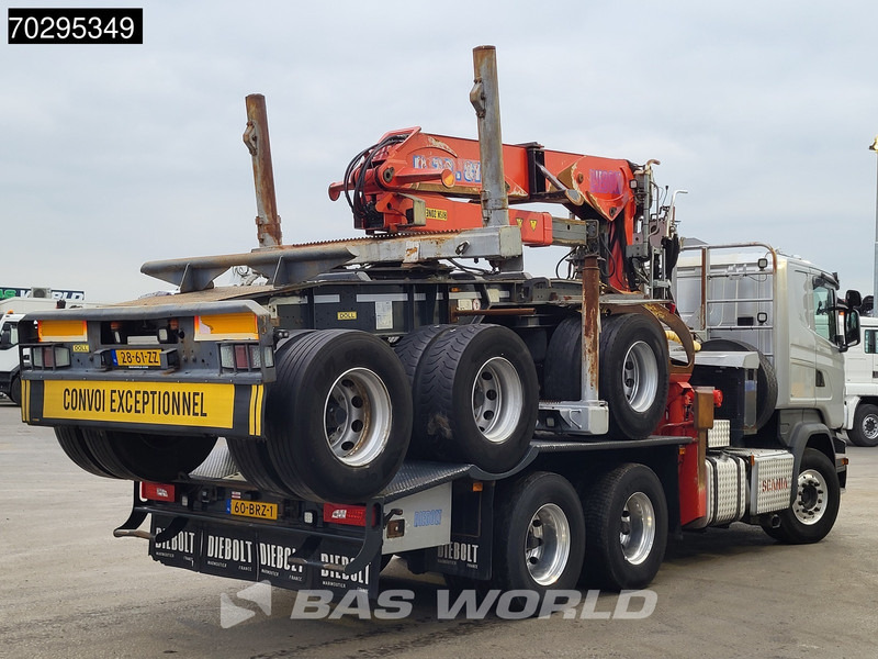 Scania R580 R 6X4 NL-Truck Diebolt D28.81 Kran Crane Holztransport + Dolly Retarder Euro 6 - Камион за дърва, Камион с кран: снимка 5 Scania R580 R 6X4 NL-Truck Diebolt D28.81 Kran Crane Holztransport + Dolly Retarder Euro 6 - Камион за дърва, Камион с кран: снимка 5