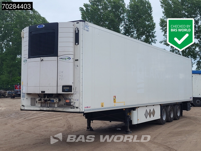 Schmitz Cargobull Carrier 1950MT 3 axles TUV 11/25 Doppelstock Doppelverdampfer Blumenbreit Palettenkasten - Рефрижератор полуремарке: снимка 1 Schmitz Cargobull Carrier 1950MT 3 axles TUV 11/25 Doppelstock Doppelverdampfer Blumenbreit Palettenkasten - Рефрижератор полуремарке: снимка 1