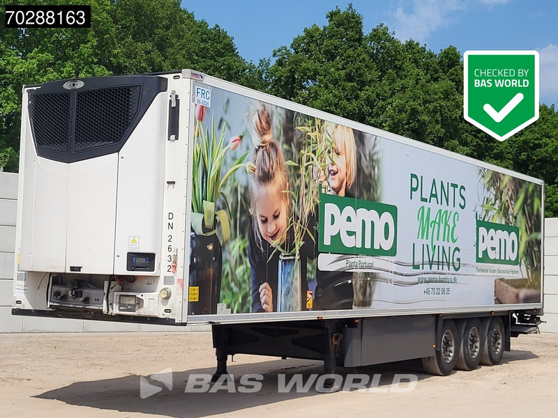 Schmitz Cargobull Carrier 3 axles Doppelverdampfer Tailgate Palettenkasten Blumenbreit LBW - Рефрижератор полуремарке: снимка 1 Schmitz Cargobull Carrier 3 axles Doppelverdampfer Tailgate Palettenkasten Blumenbreit LBW - Рефрижератор полуремарке: снимка 1