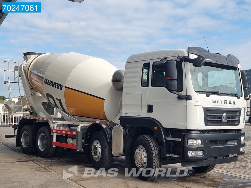 Sitrak G5 350 8X4 NEW! 8m3 Liebherr Mixer Big-Axle Steel Suspension - Бетоновоз: снимка 3 Sitrak G5 350 8X4 NEW! 8m3 Liebherr Mixer Big-Axle Steel Suspension - Бетоновоз: снимка 3