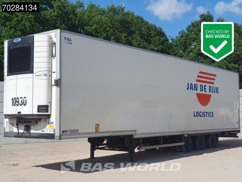 Talson Carrier Vector 1550 3 axles NL-Trailer Mega Aircargo Rollenbett Luftfracht Liftachse Blumenbreit - Рефрижератор полуремарке: снимка 1 Talson Carrier Vector 1550 3 axles NL-Trailer Mega Aircargo Rollenbett Luftfracht Liftachse Blumenbreit - Рефрижератор полуремарке: снимка 1