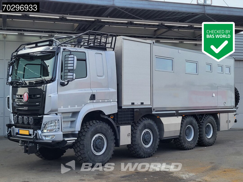 Tatra T158 8X8 NL-Truck 8x8 Off-Grid Camper Hydraulic Winch Generator Retarder Airco Euro 6 - Интегриран кемпер: снимка 1 Tatra T158 8X8 NL-Truck 8x8 Off-Grid Camper Hydraulic Winch Generator Retarder Airco Euro 6 - Интегриран кемпер: снимка 1