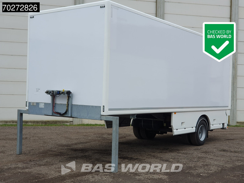 Trias 711-250 1 Axle TÜV 07/26 City Trailer 25Tons + 2.5T Tailgate + Isoliert - Затворена каросерия полуремарке: снимка 1 Trias 711-250 1 Axle TÜV 07/26 City Trailer 25Tons + 2.5T Tailgate + Isoliert - Затворена каросерия полуремарке: снимка 1
