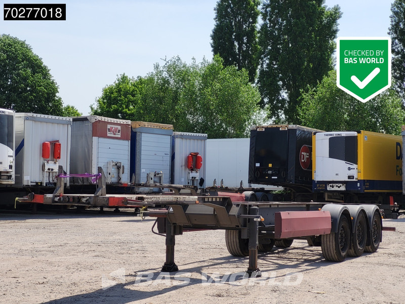 Контейнеровоз/ Сменна каросерия полуремарке Van Hool 3 axles: снимка 1