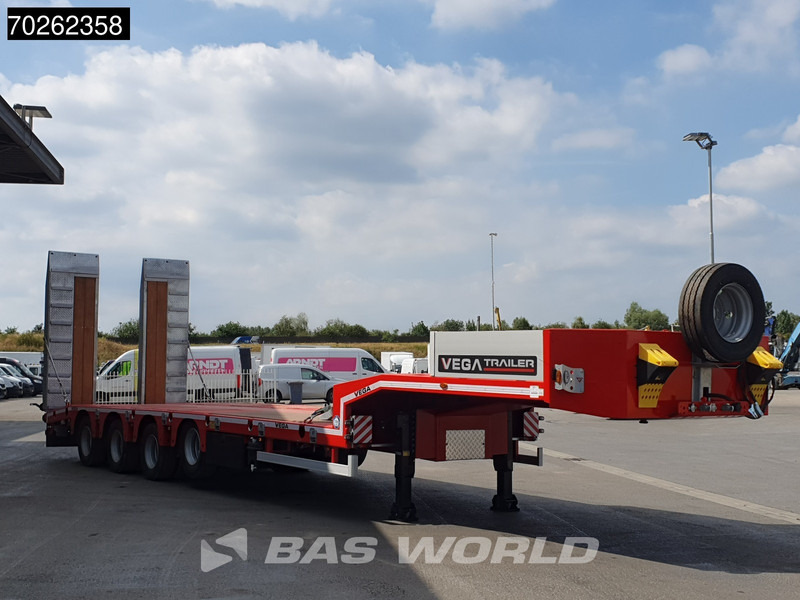 Vega STANDARD LOWBED 2 axles Lift + 2xLenkachse Hydraulic Ramps - Нискорамна площадка полуремарке: снимка 3 Vega STANDARD LOWBED 2 axles Lift + 2xLenkachse Hydraulic Ramps - Нискорамна площадка полуремарке: снимка 3