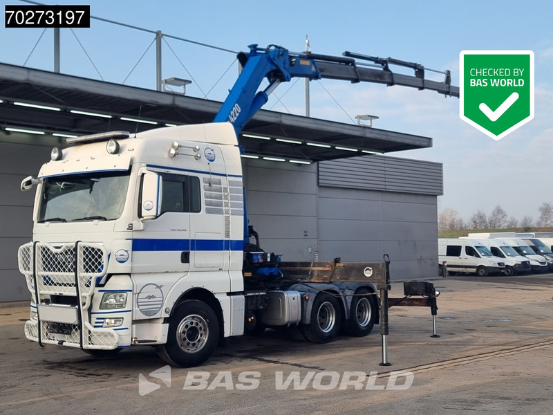 MAN TGX 33.540 TGX 6X4 XLX Retarder PTO HMF 4220 Kran Euro 5 - Влекач: снимка 1 MAN TGX 33.540 TGX 6X4 XLX Retarder PTO HMF 4220 Kran Euro 5 - Влекач: снимка 1