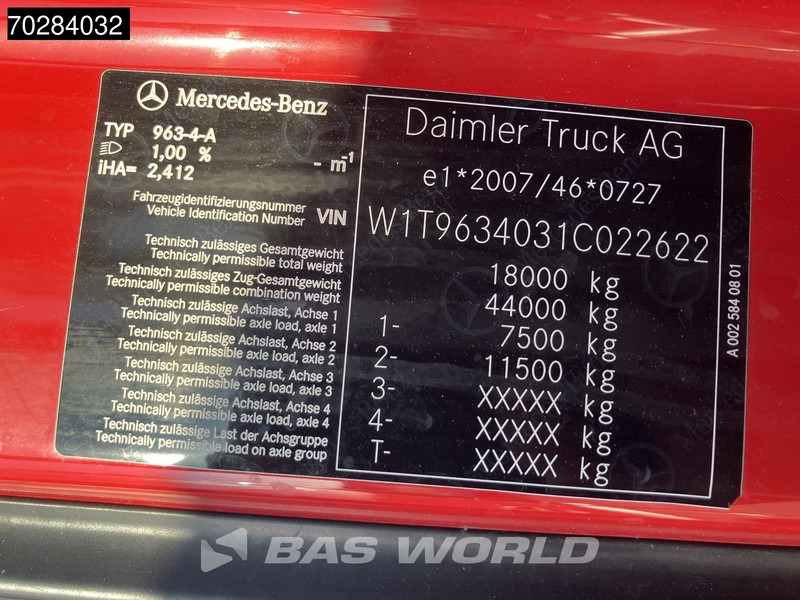 Mercedes-Benz Actros 1845 Actros 4X2 PPC - Влекач: снимка 5 Mercedes-Benz Actros 1845 Actros 4X2 PPC - Влекач: снимка 5
