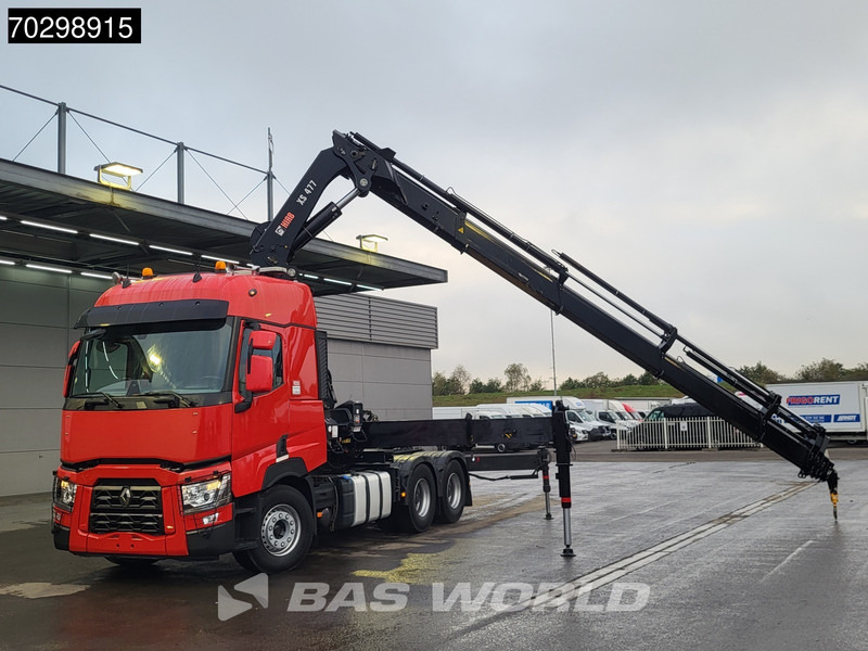 Renault T 520 6X4 Hiab 477E-7 HIDUO Crane Kran Big-Axle Euro 6 - Влекач: снимка 5 Renault T 520 6X4 Hiab 477E-7 HIDUO Crane Kran Big-Axle Euro 6 - Влекач: снимка 5