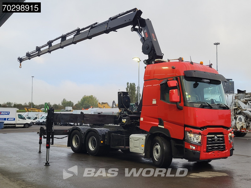 Renault T 520 6X4 Hiab 477E-7 HIDUO Crane Kran Big-Axle Euro 6 - Влекач: снимка 3 Renault T 520 6X4 Hiab 477E-7 HIDUO Crane Kran Big-Axle Euro 6 - Влекач: снимка 3