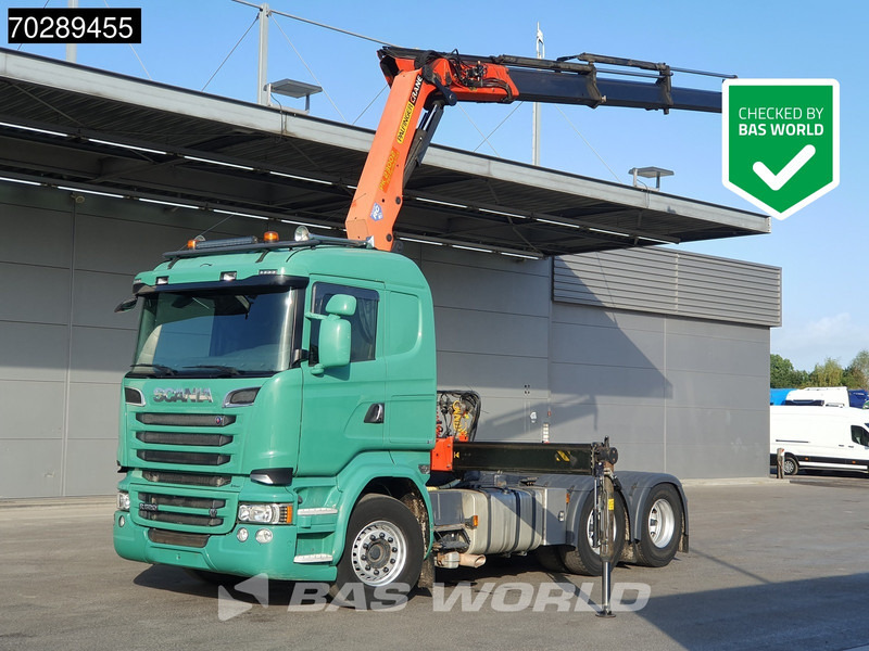 Scania R520 6X4 Palfinger PK23002 Crane Retarder Xenon Euro 6 - Влекач: снимка 1 Scania R520 6X4 Palfinger PK23002 Crane Retarder Xenon Euro 6 - Влекач: снимка 1