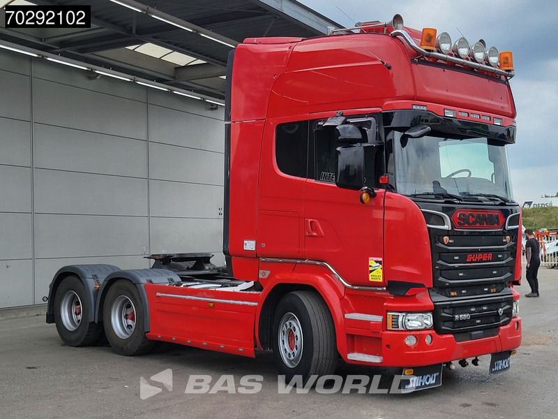 Scania R580 6X4 Retarder Standairco Xenon Navi ACC Euro 6 - Влекач: снимка 3 Scania R580 6X4 Retarder Standairco Xenon Navi ACC Euro 6 - Влекач: снимка 3