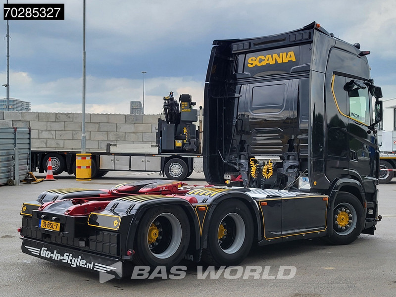 Scania S580 6X2 NL-Truck Retarder Full-Air Hydraulik Standklima ACC Navi LED - Влекач: снимка 5 Scania S580 6X2 NL-Truck Retarder Full-Air Hydraulik Standklima ACC Navi LED - Влекач: снимка 5