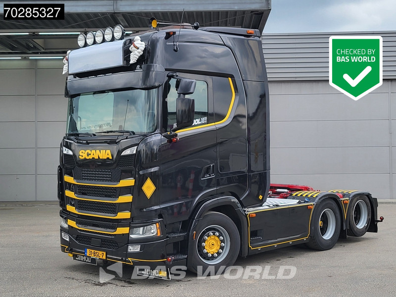 Scania S580 6X2 NL-Truck Retarder Full-Air Hydraulik Standklima ACC Navi LED - Влекач: снимка 1 Scania S580 6X2 NL-Truck Retarder Full-Air Hydraulik Standklima ACC Navi LED - Влекач: снимка 1