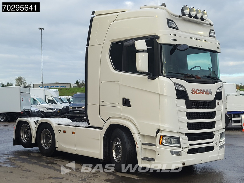 Scania S580 S 6X2 WB315! Full-Air Retarder 2xTanks Liftachse Leder StandklimaACC Navi Euro 6 - Влекач: снимка 3 Scania S580 S 6X2 WB315! Full-Air Retarder 2xTanks Liftachse Leder StandklimaACC Navi Euro 6 - Влекач: снимка 3