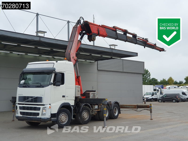 Volvo FH 460 FH 8X4 Manual Fassi F900A XP.27 Crane+Winch Big-Axle Lenkachse Kran Euro 3 - Влекач: снимка 1 Volvo FH 460 FH 8X4 Manual Fassi F900A XP.27 Crane+Winch Big-Axle Lenkachse Kran Euro 3 - Влекач: снимка 1