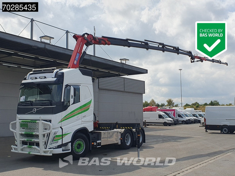 Volvo FH 500 FH 6X4 Full-Air Liftachse HMF 2820K-RCS Crane+JIB Remote Control I-ParkCool VDS LED Kran - Влекач: снимка 1 Volvo FH 500 FH 6X4 Full-Air Liftachse HMF 2820K-RCS Crane+JIB Remote Control I-ParkCool VDS LED Kran - Влекач: снимка 1