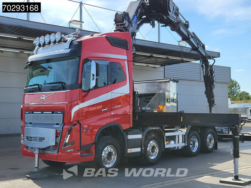 Volvo FH16 650 FH16 8X2 HMF 7020K-RCS Crane + Fly-Jib Lift+Steering-Axle Navi LED ACC Euro 6 - Влекач: снимка 5 Volvo FH16 650 FH16 8X2 HMF 7020K-RCS Crane + Fly-Jib Lift+Steering-Axle Navi LED ACC Euro 6 - Влекач: снимка 5