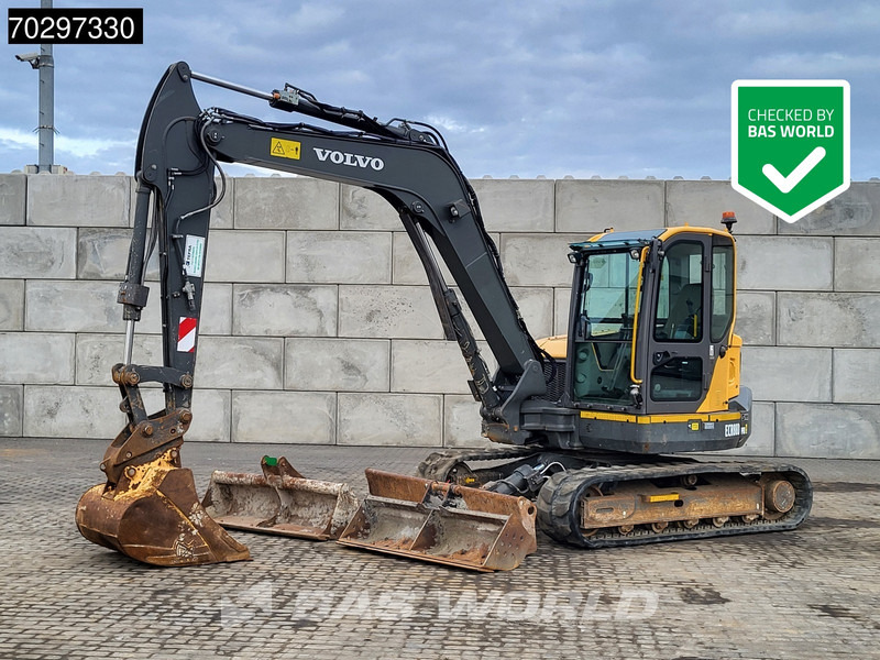 Volvo ECR88 D A/C - 3 BUCKETS - Мини багер: снимка 1 Volvo ECR88 D A/C - 3 BUCKETS - Мини багер: снимка 1