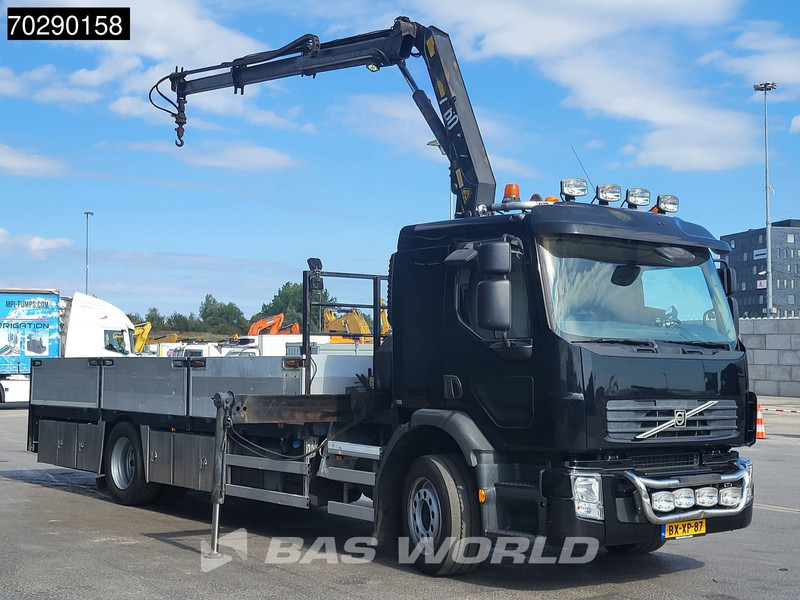 Volvo FE 240 4X2 HMF 760 K2 Kran Crane Remote control Manual Euro 5 - Бордови камион, Камион с кран: снимка 3 Volvo FE 240 4X2 HMF 760 K2 Kran Crane Remote control Manual Euro 5 - Бордови камион, Камион с кран: снимка 3