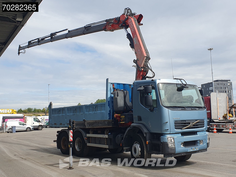 Volvo FE 280 904 6X4 Fassi F215/235AXP26 Crane 10m3 tipper Big-Axle Manual Euro 4 - Самосвал камион, Камион с кран: снимка 3 Volvo FE 280 904 6X4 Fassi F215/235AXP26 Crane 10m3 tipper Big-Axle Manual Euro 4 - Самосвал камион, Камион с кран: снимка 3