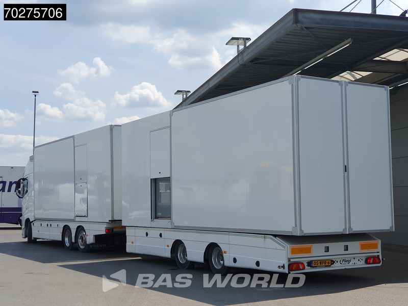 Контейнеровоз/ Сменна каросерия камион Volvo FH 500 6X2 NL-Truck LOW Milage! Extandable Mobile Clinic BDF Boxes VEB+: снимка 12