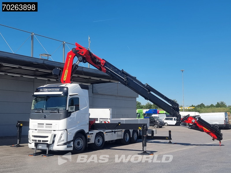 Volvo FH 500 8X2 Palfinger PK92002 SH JIB Kran Lift-Lenkachse Navi Euro 6 - Бордови камион, Камион с кран: снимка 5 Volvo FH 500 8X2 Palfinger PK92002 SH JIB Kran Lift-Lenkachse Navi Euro 6 - Бордови камион, Камион с кран: снимка 5