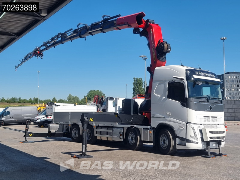 Volvo FH 500 8X2 Palfinger PK92002 SH JIB Kran Lift-Lenkachse Navi Euro 6 - Бордови камион, Камион с кран: снимка 2 Volvo FH 500 8X2 Palfinger PK92002 SH JIB Kran Lift-Lenkachse Navi Euro 6 - Бордови камион, Камион с кран: снимка 2