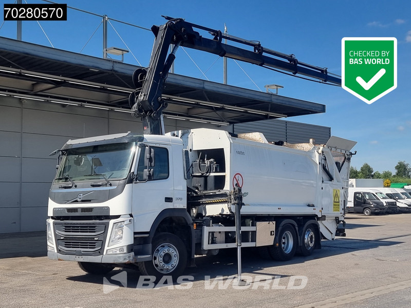 Volvo FM 370 6X2 Hiab X-Hipro 162 Kran GeesinkNorba Lift+Lenkachse VEB Euro 6 - Боклукчийска кола: снимка 1 Volvo FM 370 6X2 Hiab X-Hipro 162 Kran GeesinkNorba Lift+Lenkachse VEB Euro 6 - Боклукчийска кола: снимка 1