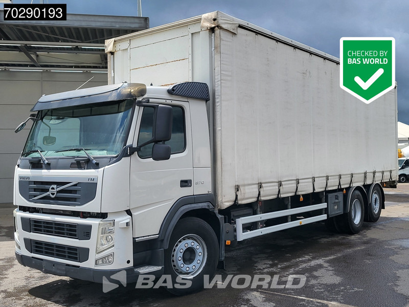 Volvo FM 370 6X2 Manual Lift+Steering Axle Euro 5 - Камион с брезент: снимка 1 Volvo FM 370 6X2 Manual Lift+Steering Axle Euro 5 - Камион с брезент: снимка 1