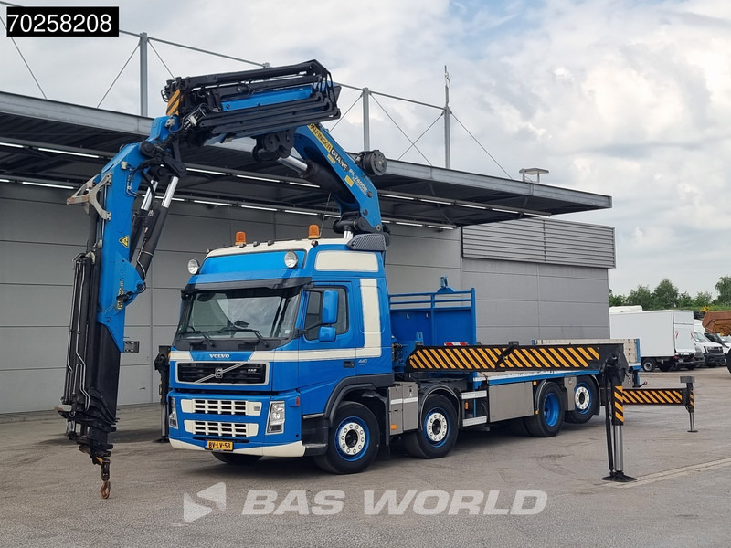 Volvo FM 440 8X2 Palfinger PK74002 + JIB + Winch Lift-Lenkachse Euro 5 - Бордови камион, Камион с кран: снимка 5 Volvo FM 440 8X2 Palfinger PK74002 + JIB + Winch Lift-Lenkachse Euro 5 - Бордови камион, Камион с кран: снимка 5