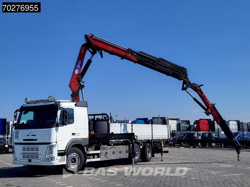 Volvo FM 450 6X2 HMF 3220 Crane Kran Lift-Lenkachse VEB+ Euro 6 - Бордови камион, Камион с кран: снимка 5 Volvo FM 450 6X2 HMF 3220 Crane Kran Lift-Lenkachse VEB+ Euro 6 - Бордови камион, Камион с кран: снимка 5