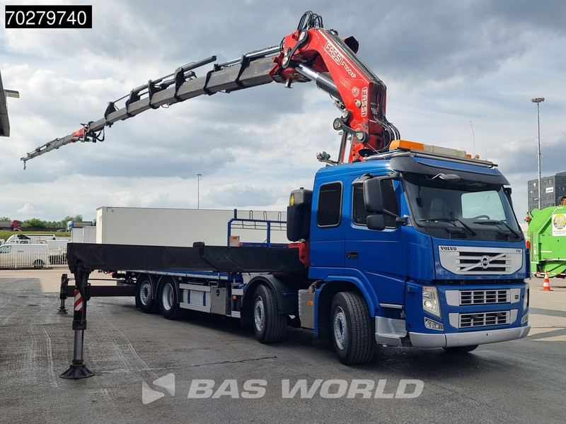 Volvo FM 450 8X2 FASSI 100 Ton/Meter Crane Kran 7 + 6 Jib Lift+steering Axle Euro 5 - Бордови камион, Камион с кран: снимка 3 Volvo FM 450 8X2 FASSI 100 Ton/Meter Crane Kran 7 + 6 Jib Lift+steering Axle Euro 5 - Бордови камион, Камион с кран: снимка 3