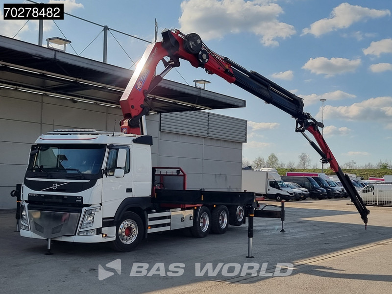 Volvo FM 500 8X4 HMF5020 K6 + Fly Jib Lift+Lenkachse Crane Kran Euro 6 - Бордови камион, Камион с кран: снимка 5 Volvo FM 500 8X4 HMF5020 K6 + Fly Jib Lift+Lenkachse Crane Kran Euro 6 - Бордови камион, Камион с кран: снимка 5