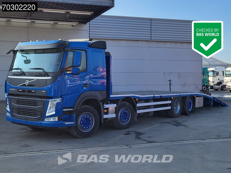 Volvo FM 500 FM 8X2 Machine transporter Winch Lift-Axle Automatic Euro 6 - Автовоз камион: снимка 1 Volvo FM 500 FM 8X2 Machine transporter Winch Lift-Axle Automatic Euro 6 - Автовоз камион: снимка 1