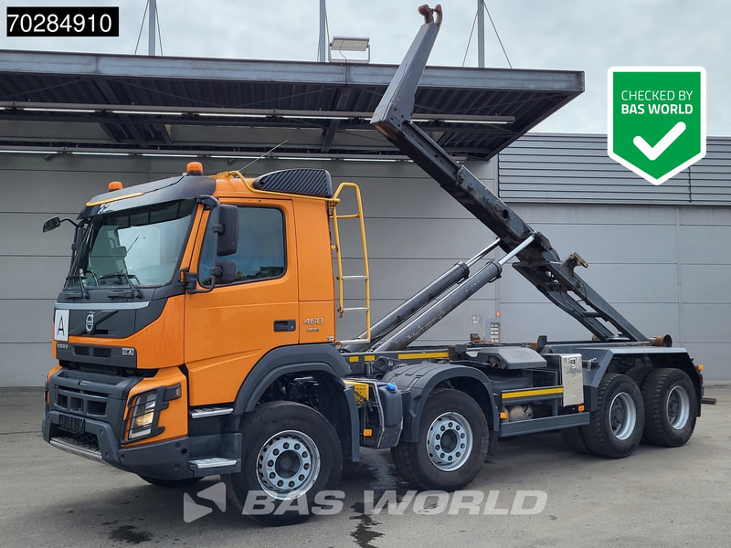Volvo FMX 460 8X4 30t Meiller Hooklift Full Steel BigAxle Euro 6 - Мултилифт с кука камион: снимка 1 Volvo FMX 460 8X4 30t Meiller Hooklift Full Steel BigAxle Euro 6 - Мултилифт с кука камион: снимка 1