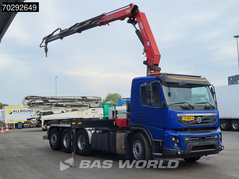 Volvo FMX 460 FMX 8X4 NL-Truck HMF 2420-K3 Kran Crane 26tons Hyva-lift VEB+ Euro 5 - Мултилифт с кука камион, Камион с кран: снимка 5 Volvo FMX 460 FMX 8X4 NL-Truck HMF 2420-K3 Kran Crane 26tons Hyva-lift VEB+ Euro 5 - Мултилифт с кука камион, Камион с кран: снимка 5