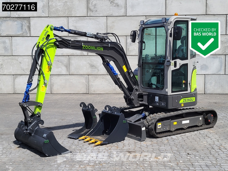 Zoomlion ZE26 GU A/C - CE CERTIFIED - Мини багер: снимка 1 Zoomlion ZE26 GU A/C - CE CERTIFIED - Мини багер: снимка 1
