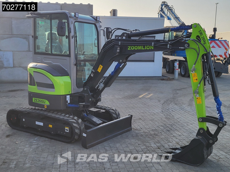 Zoomlion ZE26 GU A/C - CE CERTIFIED - Мини багер: снимка 2 Zoomlion ZE26 GU A/C - CE CERTIFIED - Мини багер: снимка 2
