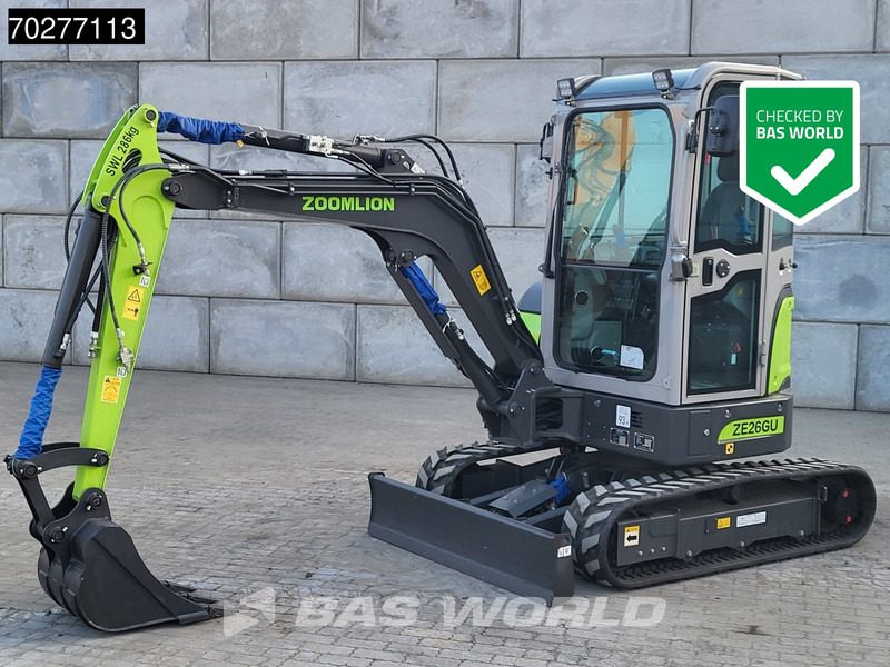 Zoomlion ZE26 GU CE CERTIFIED - Мини багер: снимка 1 Zoomlion ZE26 GU CE CERTIFIED - Мини багер: снимка 1