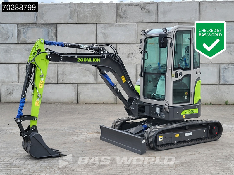Zoomlion ZE26 GU CE CERTIFIED - Мини багер: снимка 1 Zoomlion ZE26 GU CE CERTIFIED - Мини багер: снимка 1