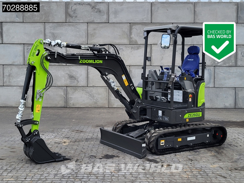 Zoomlion ZE26 GU - Мини багер: снимка 1 Zoomlion ZE26 GU - Мини багер: снимка 1