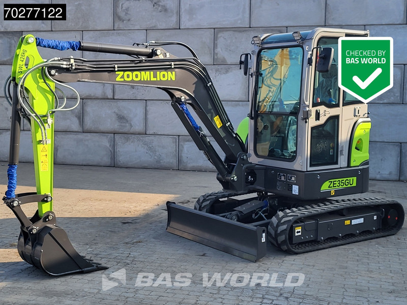 Zoomlion ZE35 GU A/C - CE CERTIFIED - Мини багер: снимка 1 Zoomlion ZE35 GU A/C - CE CERTIFIED - Мини багер: снимка 1