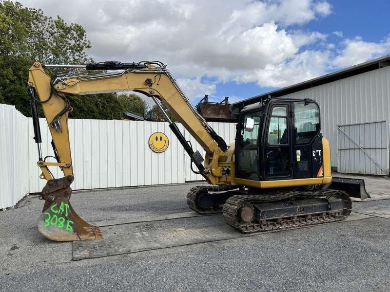 Caterpillar 308E2 CR - Верижен багер: снимка 1 Caterpillar 308E2 CR - Верижен багер: снимка 1