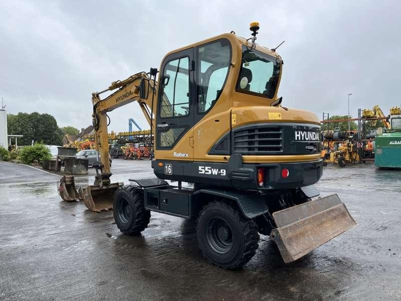 Hyundai ROBEX 55W-9 / R55W-9 - Колесен багер: снимка 5 Hyundai ROBEX 55W-9 / R55W-9 - Колесен багер: снимка 5
