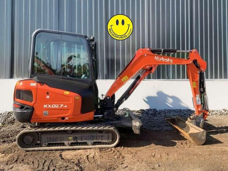 Kubota KX027-4 - Мини багер: снимка 1 Kubota KX027-4 - Мини багер: снимка 1