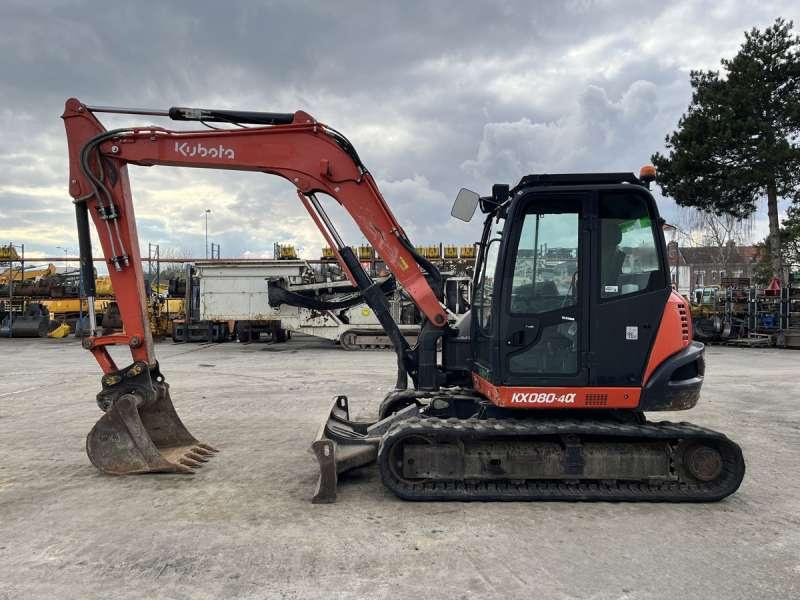 Kubota KX080-4A - Верижен багер: снимка 4 Kubota KX080-4A - Верижен багер: снимка 4