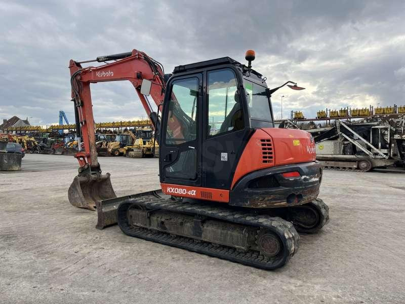 Kubota KX080-4A - Верижен багер: снимка 5 Kubota KX080-4A - Верижен багер: снимка 5