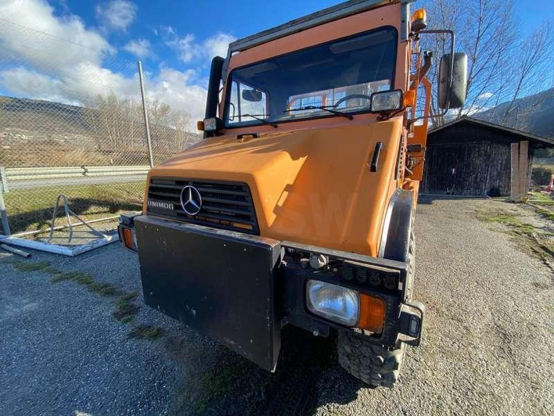 Mercedes UNIMOG U 140 MACHINE SUISSE - Самосвал камион: снимка 3 Mercedes UNIMOG U 140 MACHINE SUISSE - Самосвал камион: снимка 3